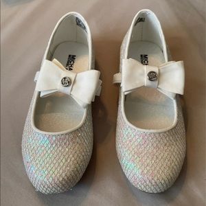 Michael Kors White Ballerina Flats, Sz 11